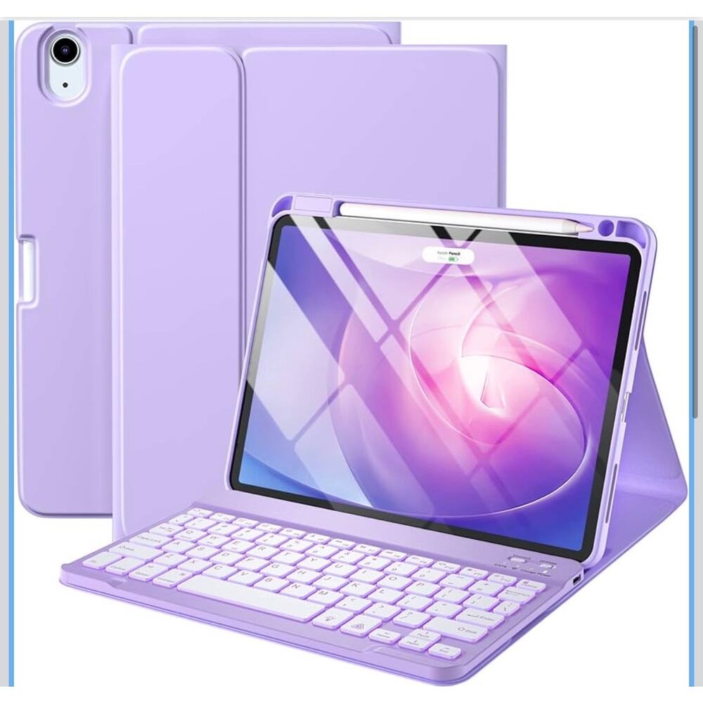Harvopu Keyboard Case Air 11" M3/M2 (2025/2024), Air 5/Air 4 (Purple)
